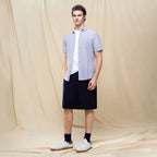 Giordano Men's Slim Linen Cotton Short-Sleeve Shirt - Premium Shirts