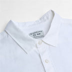 Giordano Men's Slim Linen Cotton Short - Sleeve Shirt - first_variant_option_2 Premium Shirt for Giordano