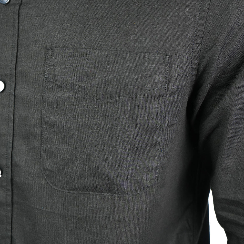 Giordano Men's Slim Linen Cotton Solid Shirt - first_variant_option_2 Premium Shirt for Giordano