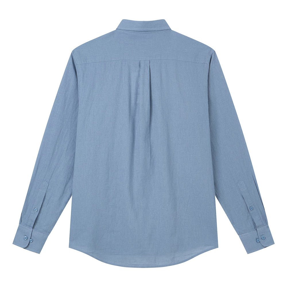 Giordano Men's Slim Linen Cotton Solid Shirt - first_variant_option_2 Premium Shirt for Giordano