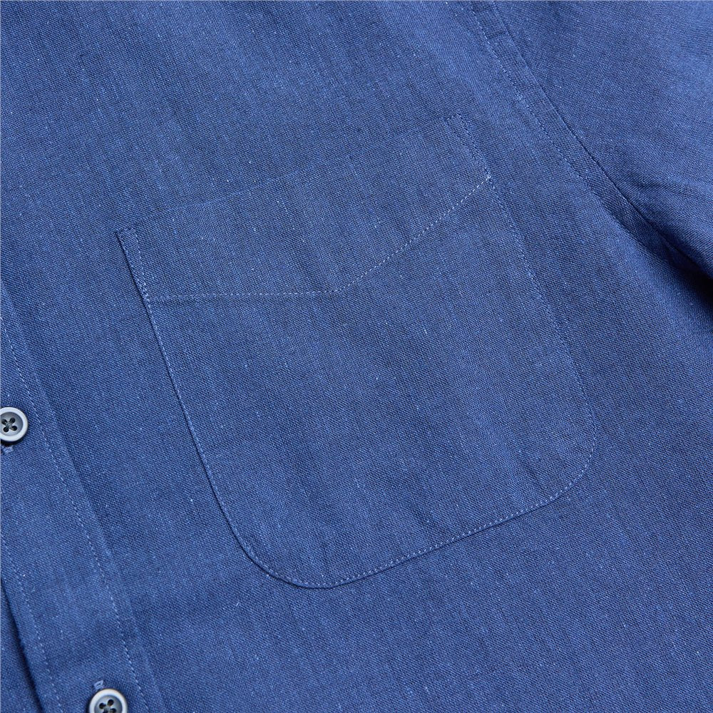 Giordano Men's Slim Linen Cotton Solid Shirt - first_variant_option_2 Premium Shirt for Giordano