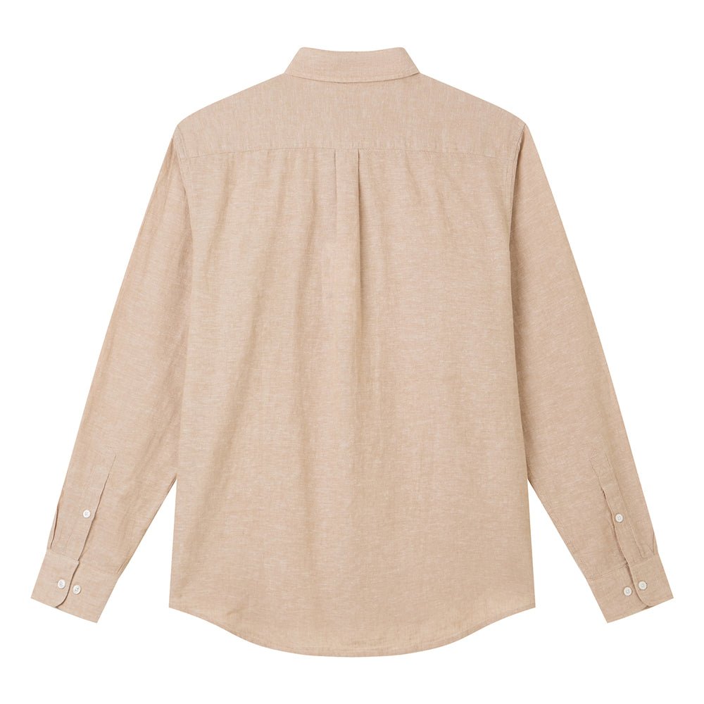 Giordano Men's Slim Linen Cotton Solid Shirt - first_variant_option_2 Premium Shirt for Giordano