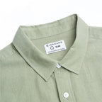 Giordano Men's Slim Linen Cotton Solid Shirt - Premium Shirts