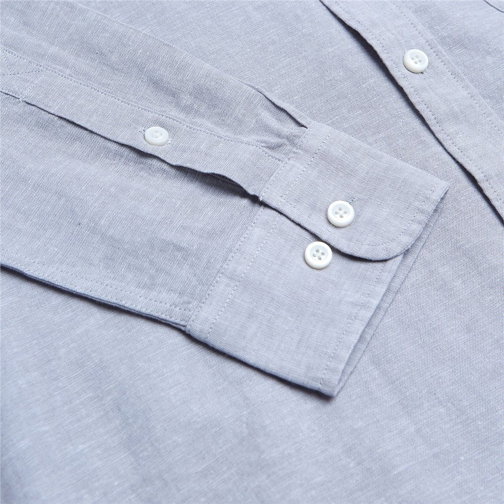 Giordano Men's Slim Linen Cotton Solid Shirt - first_variant_option_2 Premium Shirt for Giordano
