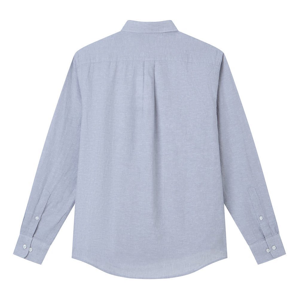 Giordano Men's Slim Linen Cotton Solid Shirt - first_variant_option_2 Premium Shirt for Giordano