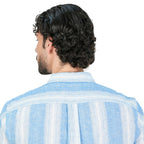Giordano Men's Slim Linen Cotton Striped Shirt - first_variant_option_2 Premium Shirt for Giordano