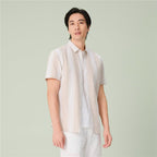 Giordano Men's Slim Linen Cotton Striped Shirt - first_variant_option_2 Premium Shirt for Giordano