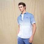 Giordano Men's Slim Linen Lyocell Signature Shirt - Premium Shirts