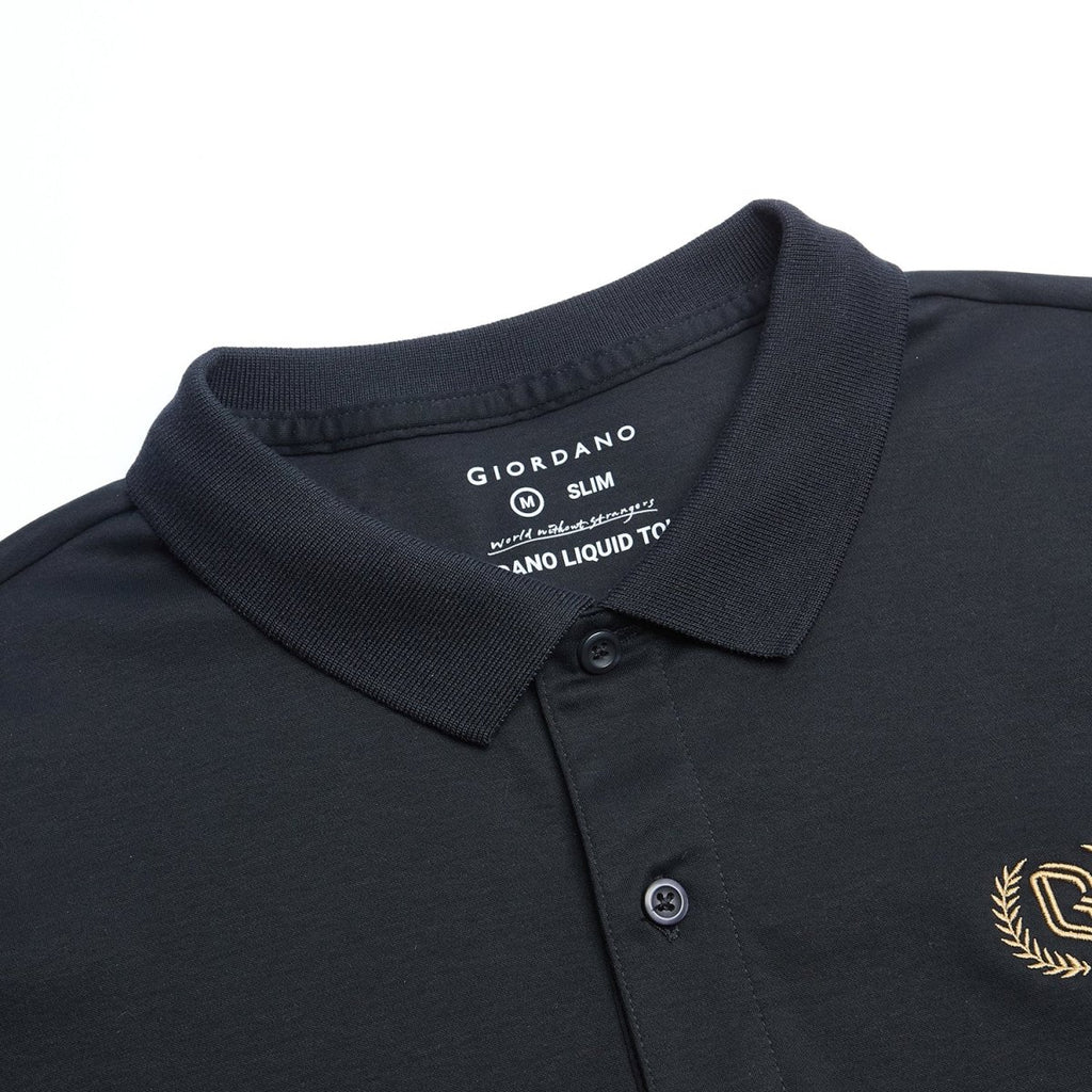 Giordano Men's Slim Liquid Touch Interlock Polo - first_variant_option_2 Premium Polo for Giordano
