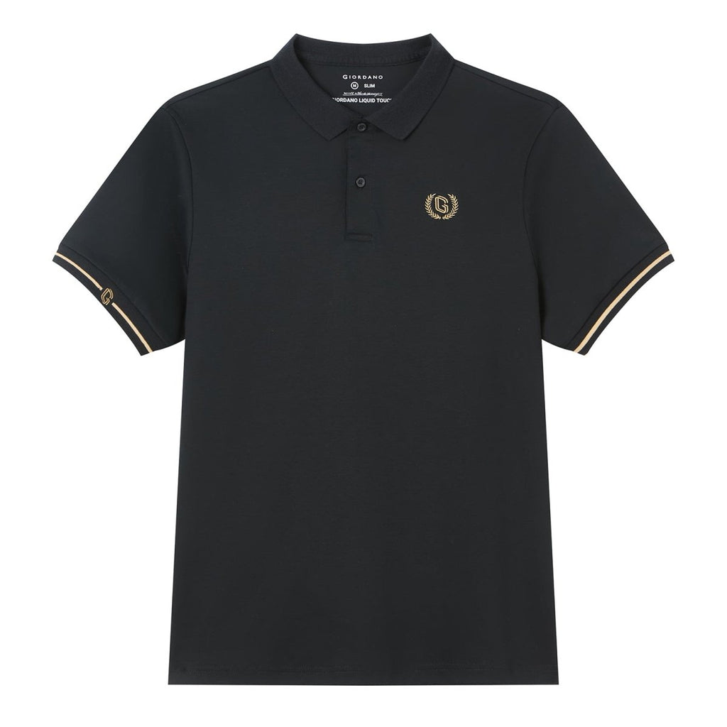 Giordano Men's Slim Liquid Touch Interlock Polo - first_variant_option_2 Premium Polo for Giordano