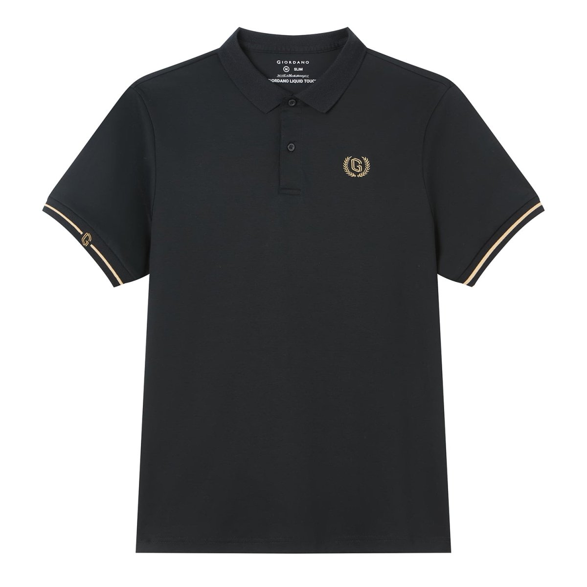 Giordano Men's Slim Liquid Touch Interlock Polo - first_variant_option_2 Premium Polo for Giordano