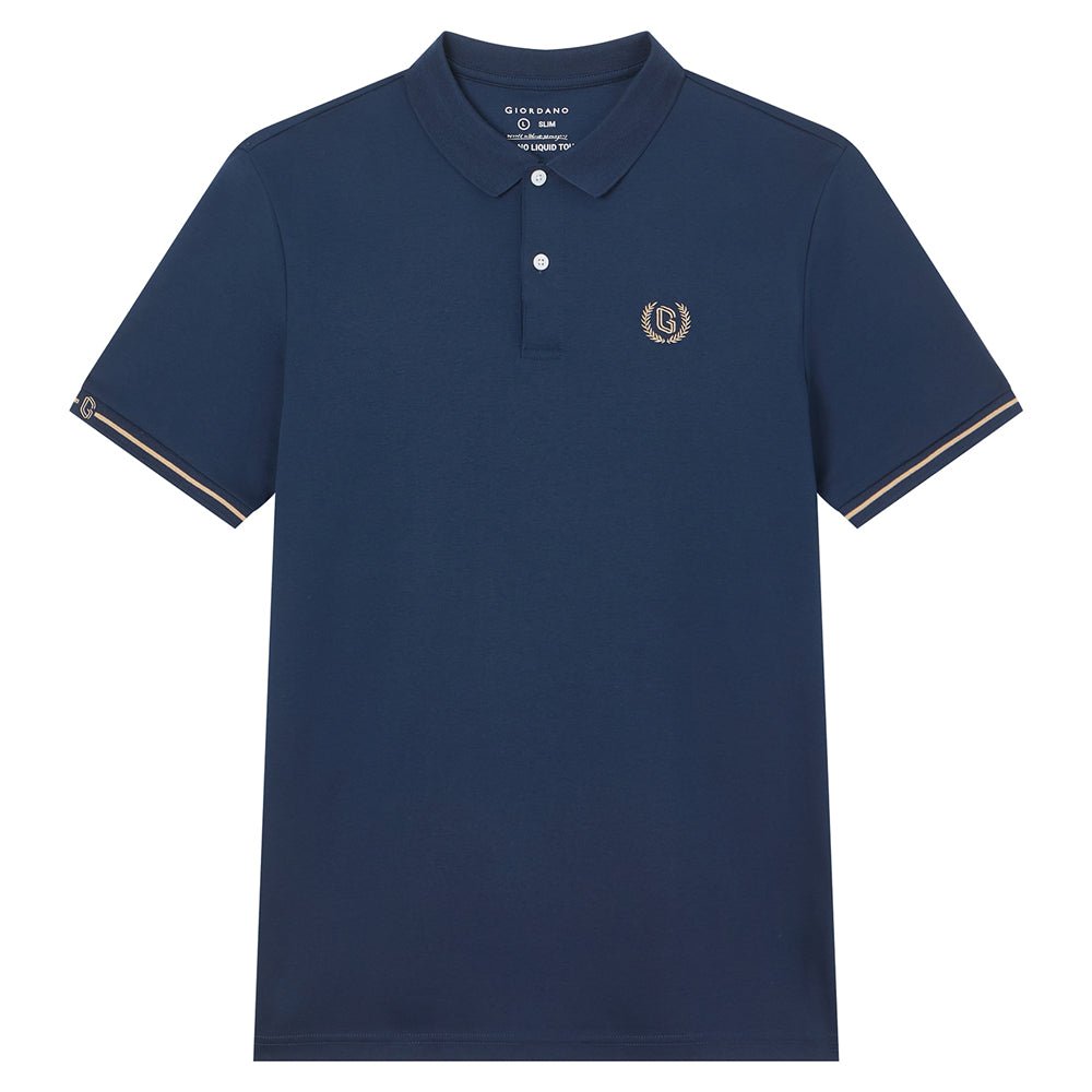 Giordano Men's Slim Liquid Touch Interlock Polo - first_variant_option_2 Premium Polo for Giordano