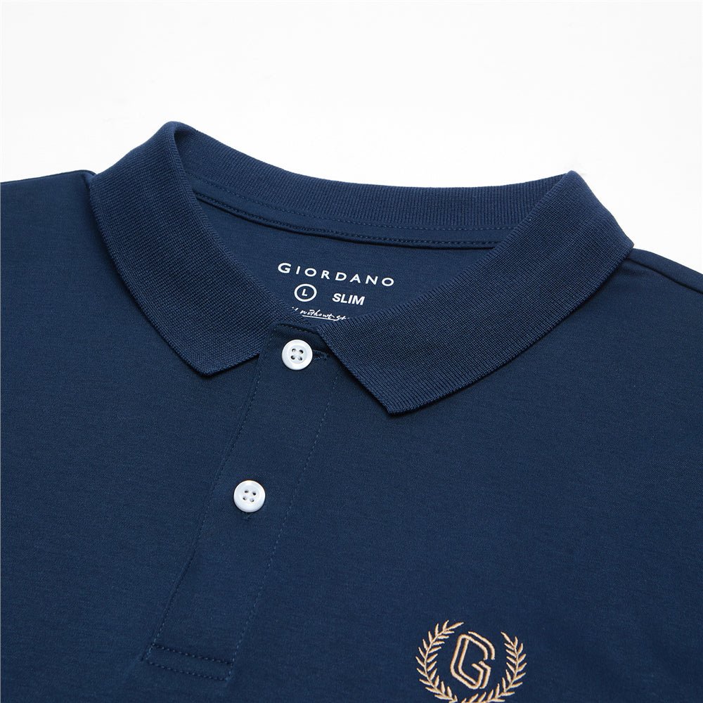 Giordano Men's Slim Liquid Touch Interlock Polo - first_variant_option_2 Premium Polo for Giordano