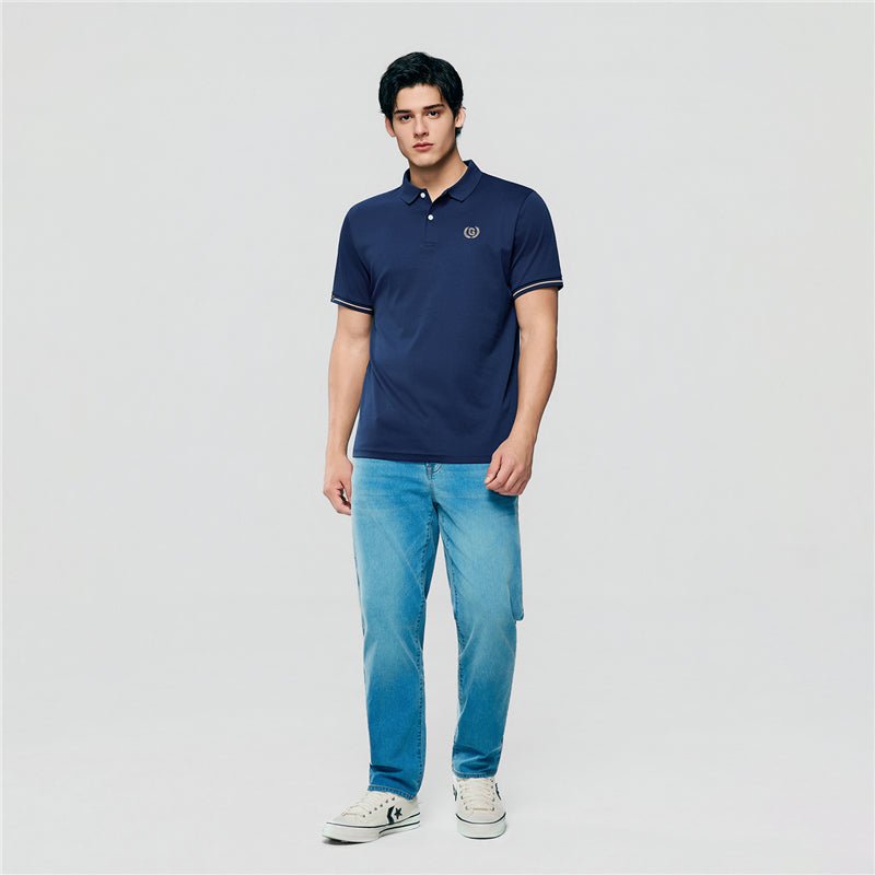Giordano Men's Slim Liquid Touch Interlock Polo - first_variant_option_2 Premium Polo for Giordano