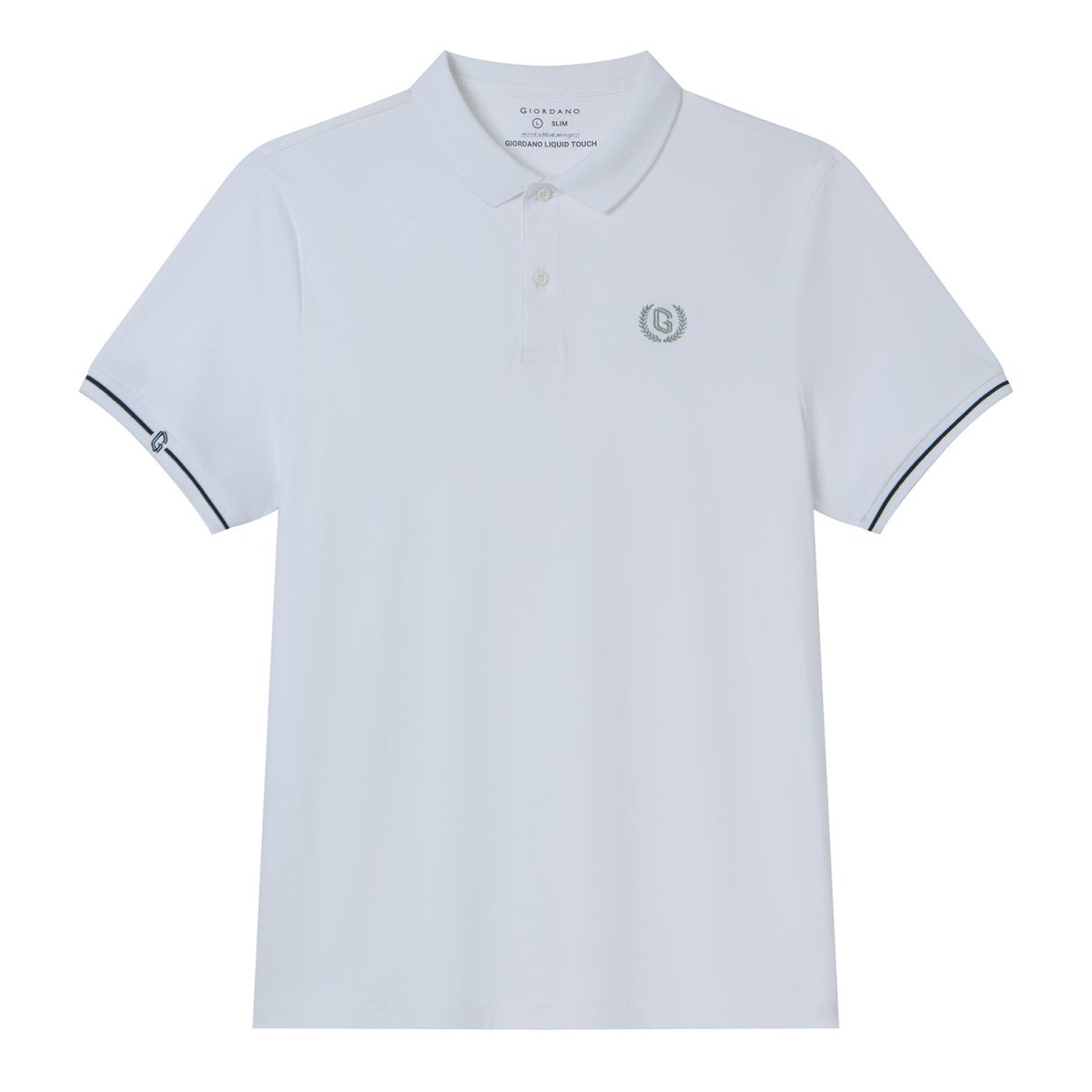 Giordano Men's Slim Liquid Touch Interlock Polo - Premium Polo