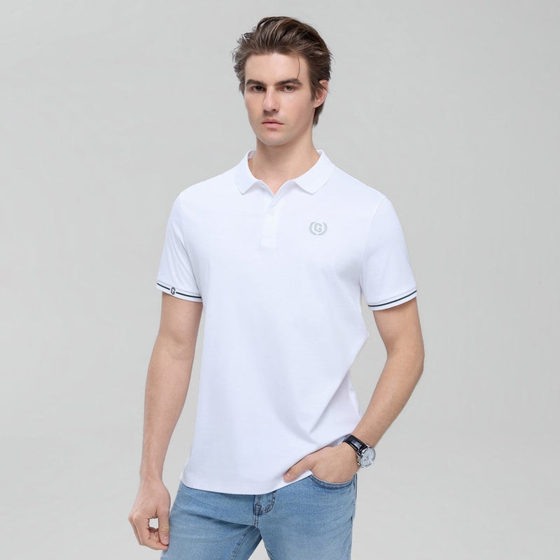 Giordano Men's Slim Liquid Touch Interlock Polo - Premium Polo