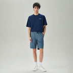 Giordano Men's Slim Peach Twill Elastic Shorts - Premium Shorts