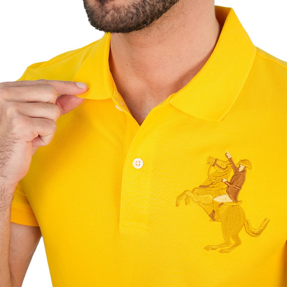 Giordano Men’s Slim Pique LNY Polo with Napoleon Embroidery - first_variant_option_2 Premium Polo for Giordano