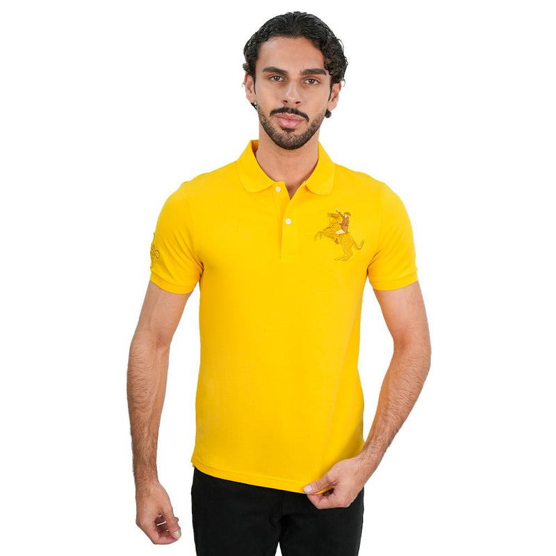 Giordano Men’s Slim Pique LNY Polo with Napoleon Embroidery - first_variant_option_2 Premium Polo for Giordano