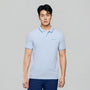 Giordano Men’s Slim Pique Polo with Contrast Collar & Signature Embroidery - Premium Polo