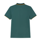 Giordano Men’s Slim Pique Polo with Contrast Collar & Signature Embroidery - first_variant_option_2 Premium Polo for Giordano
