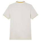 Giordano Men’s Slim Pique Polo with Contrast Collar & Signature Embroidery - Premium Polo