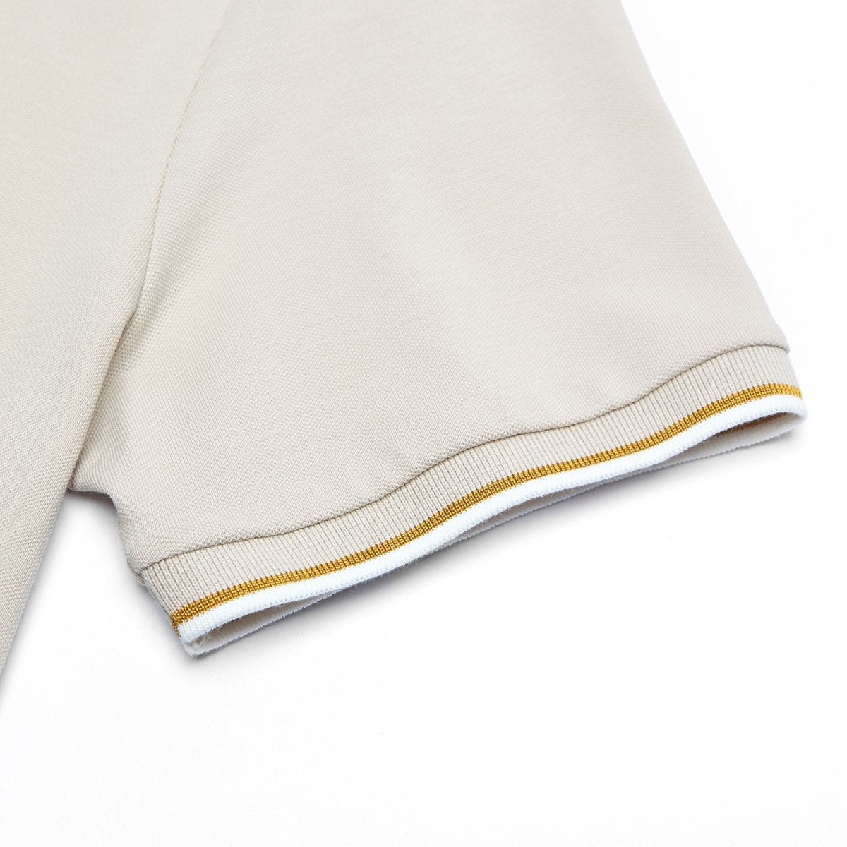 Giordano Men’s Slim Pique Polo with Contrast Collar & Signature Embroidery - Premium Polo