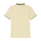 Giordano Men’s Slim Pique Polo with Contrast Collar & Signature Embroidery - first_variant_option_2 Premium Polo for Giordano