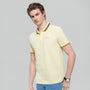 Giordano Men’s Slim Pique Polo with Contrast Collar & Signature Embroidery - first_variant_option_2 Premium Polo for Giordano