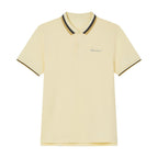 Giordano Men’s Slim Pique Polo with Contrast Collar & Signature Embroidery - first_variant_option_2 Premium Polo for Giordano