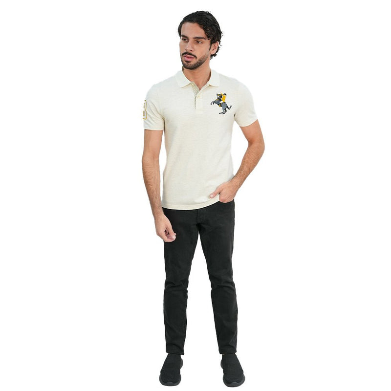 Giordano Men’s Slim Pique Polo with Napoleon Embroidery - first_variant_option_2 Premium Polo for Giordano