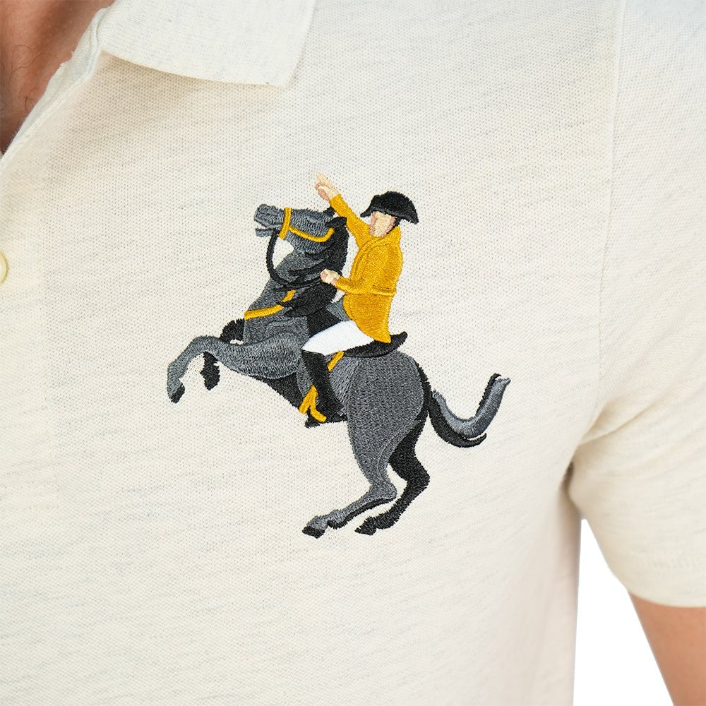 Giordano Men’s Slim Pique Polo with Napoleon Embroidery - first_variant_option_2 Premium Polo for Giordano