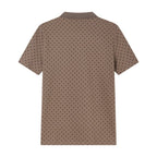 Giordano Men's Slim Pique Polo with Pattern Print - first_variant_option_2 Premium Polo for Giordano