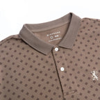 Giordano Men's Slim Pique Polo with Pattern Print - first_variant_option_2 Premium Polo for Giordano