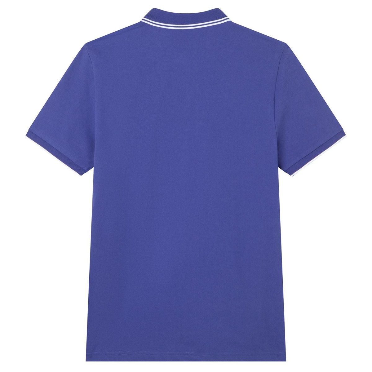 Giordano Men’s Slim Pique Solid Polo with Flat Knit Collar - Premium Polo