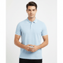 Giordano Men’s Slim Pique Solid Polo with Flat Knit Collar - Premium Polo