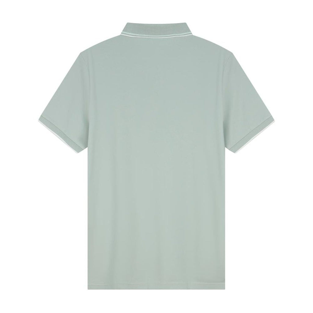 Giordano Men’s Slim Pique Solid Polo with Flat Knit Collar - Premium Polo