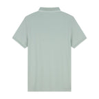 Giordano Men’s Slim Pique Solid Polo with Flat Knit Collar - Premium Polo
