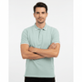 Giordano Men’s Slim Pique Solid Polo with Flat Knit Collar - Premium Polo