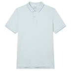 Giordano Men’s Slim Pique Solid Polo with Flat Knit Collar - Premium Polo