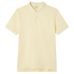 Giordano Men’s Slim Pique Solid Polo with Flat Knit Collar - first_variant_option_2 Premium Polo for Giordano