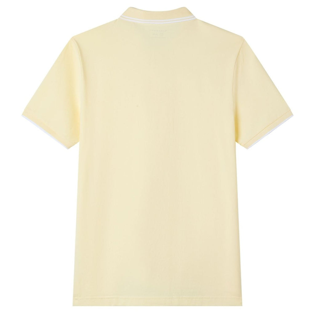 Giordano Men’s Slim Pique Solid Polo with Flat Knit Collar - first_variant_option_2 Premium Polo for Giordano