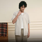 Giordano Men’s Slim Seersucker Short Sleeve Button Shirt - first_variant_option_2 Premium Shirt for Giordano