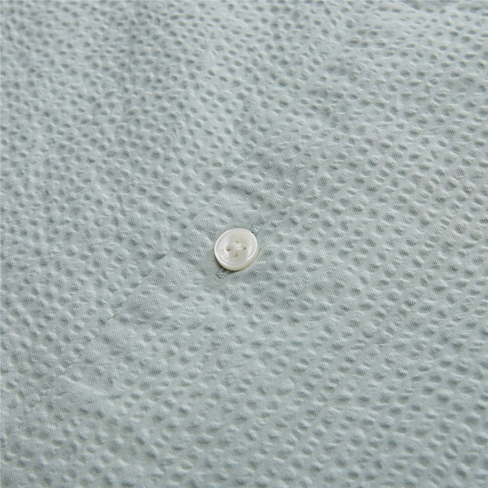 Giordano Men’s Slim Seersucker Short Sleeve Button Shirt - first_variant_option_2 Premium Shirt for Giordano