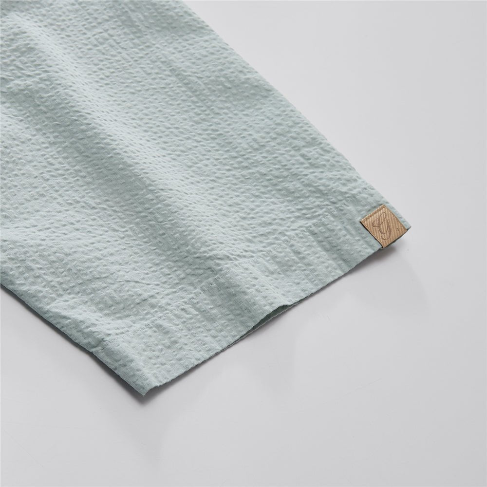 Giordano Men’s Slim Seersucker Short Sleeve Button Shirt - first_variant_option_2 Premium Shirt for Giordano