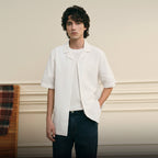 Giordano Men’s Slim Seersucker Short Sleeve Button Shirt - first_variant_option_2 Premium Shirt for Giordano