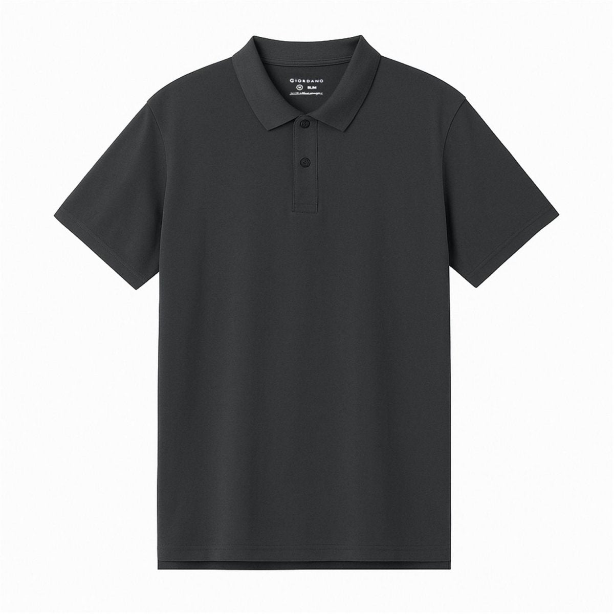 Giordano Men’s Slim Solid Pique Polo with Flat Knit Collar & Soft Finish - first_variant_option_2 Premium Polo for Giordano