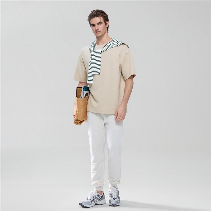Giordano Men’s Slim Taper French Terry Jogger Mid Rise - first_variant_option_2 Premium Joggers for Giordano