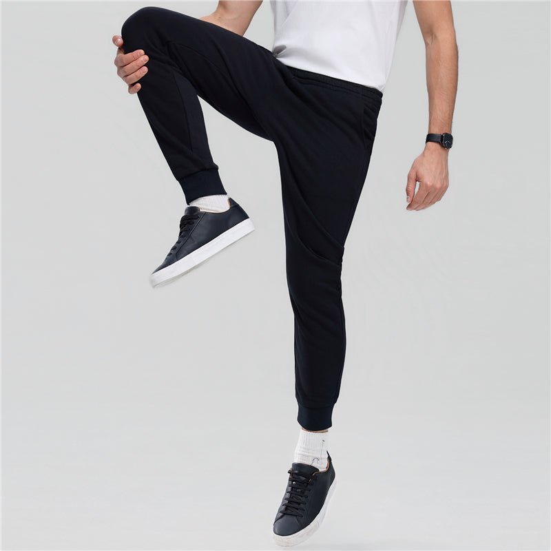 Giordano Men's Slim Taper French Terry Jogger With Elastic Waist - Premium Joggers