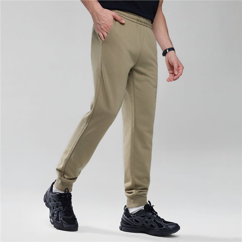 Giordano Men's Slim Taper French Terry Jogger With Elastic Waist - first_variant_option_2 Premium Joggers for Giordano